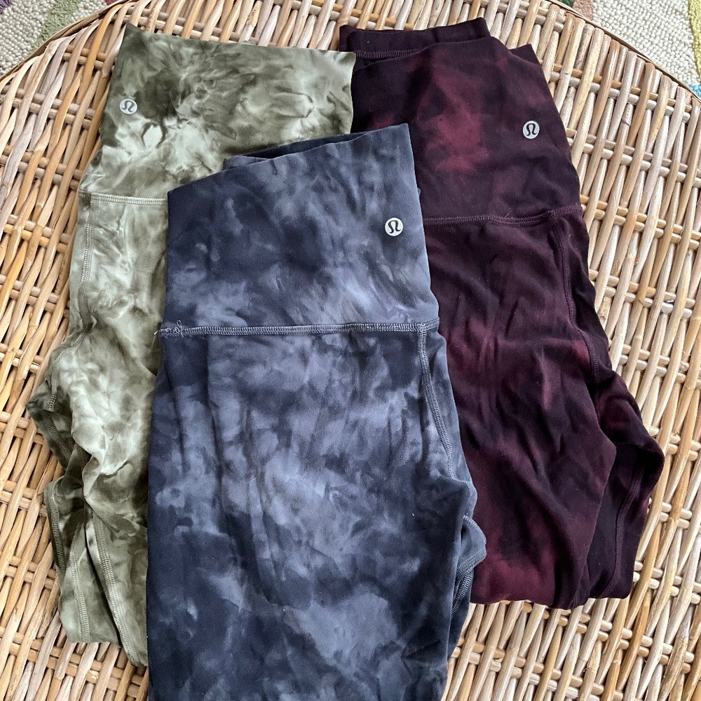 3 pairs of lululemon Align™ High-Rise Pants size 10